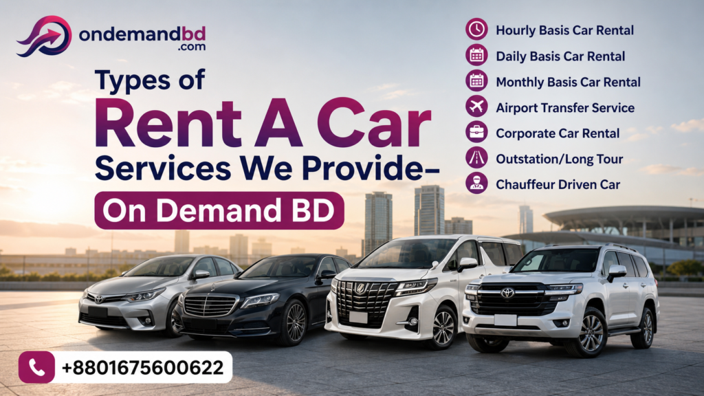 Types of Rent A Car Services We Provide IMAGE